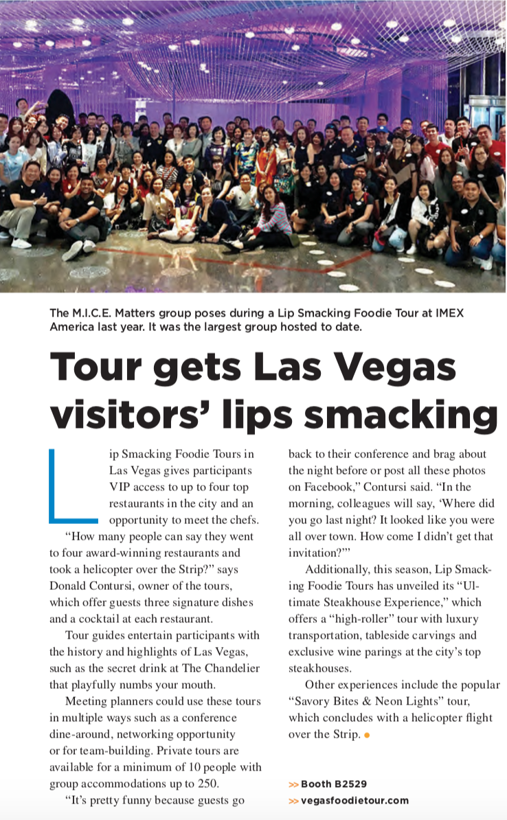 lip smacking tours las vegas